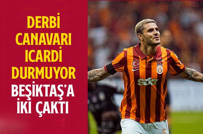 Galatasaray Beşiktaş'ı Icardi ile geçti